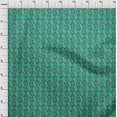 thumbnail image 3 of oneOone Cotton Poplin Fabric Leaves & Floral Block Print Sewing Fabric BTY 56 Inch Wide, 3 of 4