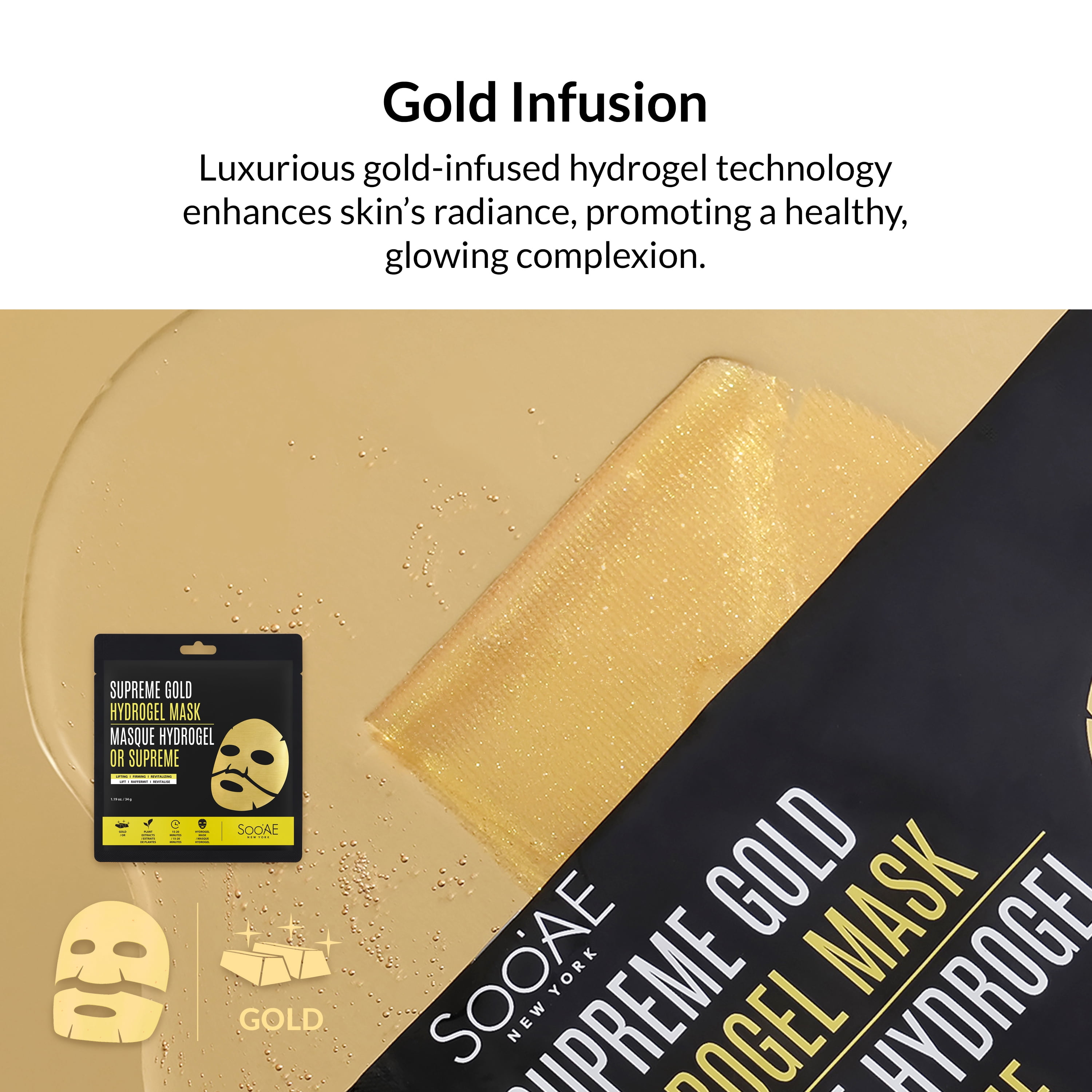 Soo'Ae Supreme Gold Hydrogel Mask