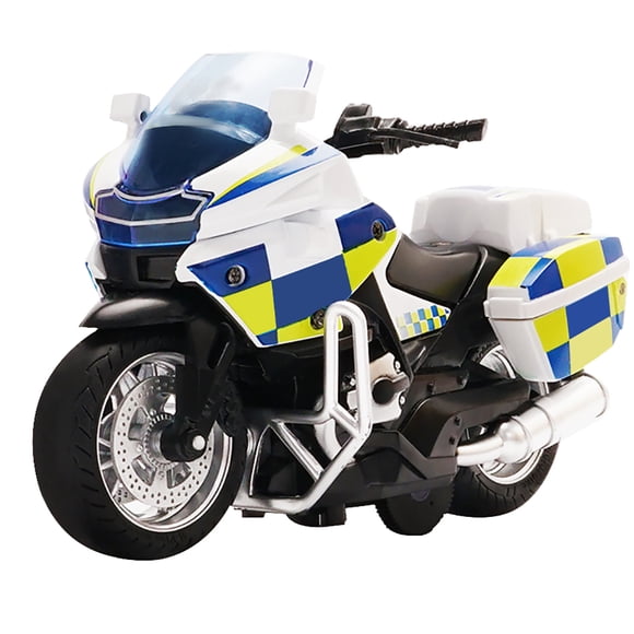 Bangcool Motorcycle Toy Funny Interactive 1:14 Pull Car Toy with Sound & Light for Kids
