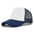 thumbnail image 1 of Mens and Womens Sponge Color Matching Simple Casual Peaked Cap Travel Holiday Sports Baseball Cap, 1 of 4