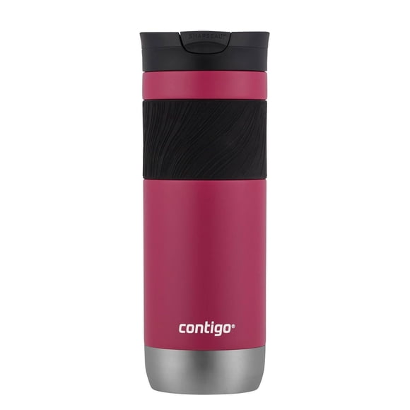 Contigo Byron 2.0 Stainless Steel Travel Mug with SNAPSEAL Lid and Grip, 20 oz (591 ml), Dragon Fruit