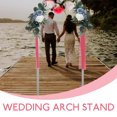 thumbnail image 3 of YSNOOWE Decorative White Metal Arch Stand for Backdrop Use At Weddings and Parties, 3 of 8