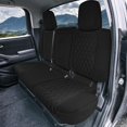 thumbnail image 3 of FH Group Custom Fit Neoprene Car Seat Covers for 2022-2024 Nissan Frontier Black Rear Seat, 3 of 5