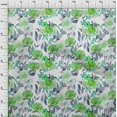 thumbnail image 3 of oneOone Cotton Poplin Green Fabric Florals Sewing Craft Projects Fabric Prints By Yard 56 Inch Wide, 3 of 4