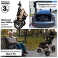 thumbnail image 2 of MAJESTIC IQ-8000 New Remote & Joystick Controlled Mobility Aid Lightweight Foldable Electric Wheelchair, 2 of 5