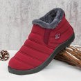 thumbnail image 4 of Mepaouo Bottes de Neige pour Femmes Imperméables Bottillons d'Hiver Confortables pour l'Extérieur à Enfiler Chaussures de Marche, 4 of 7