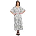 thumbnail image 1 of Moomaya Sortie de Plage Kaftan pour Bikini, Robe Caftan Longue Maxi pour Femmes - L-XL, 1 of 6