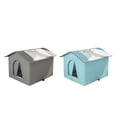 thumbnail image 3 of Lit Lapin Imperméable et Résistant à la Pluie Pliable pour Chat d'Extérieur Abri pour Chat d'Extérieur Abri Maison pour Chat d'Extérieur Imperméable Chat Sauvage A 33CM, 3 of 9