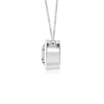 thumbnail image 2 of Angara Collier en Diamant Naturel - Collier Solitaire en Diamant Rond Serti Clos en Platine pour Femmes, 2 of 10
