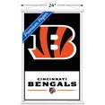 thumbnail image 2 of NFL Cincinnati Bengals - Logo 21 Wall Poster with Magnetic Frame, 22.375" x 34", 2 of 4