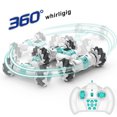 thumbnail image 3 of Green Mini Rc Stunt Car Remote Control Toy 4Wd Drift Vehicle With 360 Degree Rotation Function 6.97X4.33X1.89 Inches 1.01 Lbs, 3 of 8