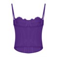 thumbnail image 5 of LSLJS Solid Color Versatile Women Tight Fitting Corset with Lace Lace Lace and Top, Womens Camisole Tank Tops, 5 of 5