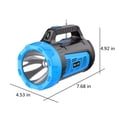 thumbnail image 3 of TopLLC Portable Solar Bluetooth Speakers, Wireless Outdoor Speaker With Subwoofer, Deep Bass Large Powerful Stereo Speaker With Power Bank on Clearance, 3 of 7