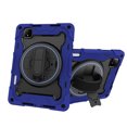 thumbnail image 1 of XYX 3in1 Rotating Stand Case for Honor Pad GT Pro 12.3 inch 2024 with Hand/Shoulder Strap, Shockproof Rugged, Navy Blue, 1 of 7