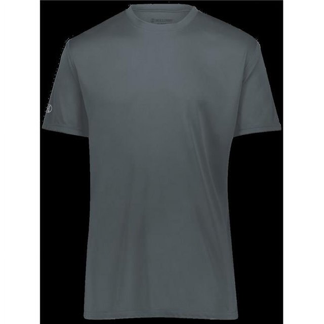 Holloway 222818.059.5XL Adult Momentum T-Shirt, Graphite - 5XL