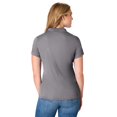 thumbnail image 2 of Hanes Womens Sport Cool DRI Performance Polo, M, Graphite, 2 of 7