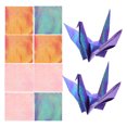 thumbnail image 2 of 12 Sheets Glitter Origami Paper Square Sheets Vivid Colors for Arts and Crafts Projects, 2 of 6