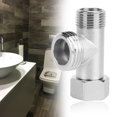 thumbnail image 3 of Robinet de Rinçage, Robinet de Raccordement 3 Voies Résistant à la Corrosion et Durable, Déviateur de Toilette 2PCS pour Toilettes d'Entrée de Réservoir d'Eau à Domicile, 3 of 8