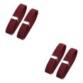 thumbnail image 1 of Youkk 2 Pcs Mode Chemise pour Hommes Manches Brassards Support Élastiqué Femmes Rouge 2x32cm 2Set, 1 of 6