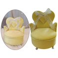 thumbnail image 1 of kurtrusly Chic Jewelry Storage Case for Girls Women Rings Necklace Chair Cream Yellow, 1 of 8