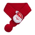 thumbnail image 2 of QIPOPIQ Cat Christmas Scarf Pet Neck Warmer Apparel for Little Pets Dogs Cats, 2 of 7