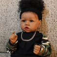 thumbnail image 3 of 58cm Baby Companion Doll Simulation Baby Silicone Washable, 3 of 9