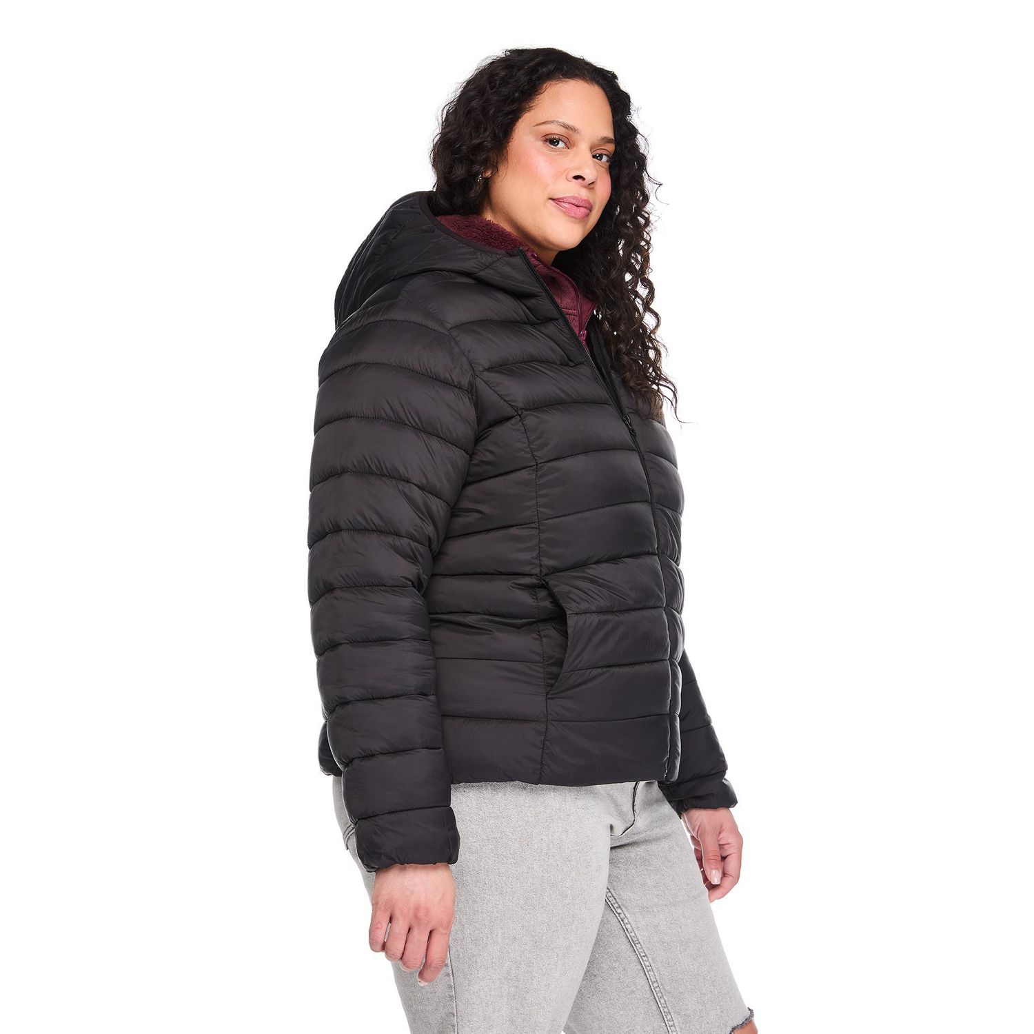 George Women's Plus Packable Puffer Jacket