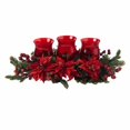 thumbnail image 1 of Chandelier Triple Poinsettia et Baies, 1 of 1