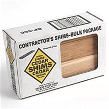 Nelson Wood Shims CSBP56 Cèdre Shims 56 Unités