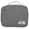 thumbnail image 1 of Electronic , Chargers  9.6x7.3x3.9in Cable Storage Pouch, Multifunction USB Cable For Ear Phones Gray, 1 of 8