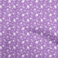 thumbnail image 1 of oneOone Rayon Purple Fabric Floral Craft Projects Decor Fabric Printed By The Yard 56 Inch Wide, 1 of 5