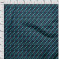 thumbnail image 3 of oneOone Polyester Lycra Fabric Leaves Block Print Sewing Fabric BTY 56 Inch Wide, 3 of 4