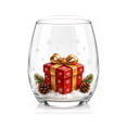thumbnail image 2 of CQCYD Christmas Glass, 15oz/420ml Cute Christmas Collection Commemorative Drinking Glass, Large Capacity 2D Holiday Glassware for Dining Table Party Decor Christmas Gift for Family Friends, 2 of 7