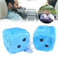 thumbnail image 3 of 2PCS Hanging  For Car Plush Car Pendant with Dots and Suction Cup For Car Glass Refrigerator, 3 of 8