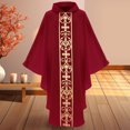 thumbnail image 2 of Red Man Vintage Gothic Grunge Dance Costumes Cosplay Renaissance Peasant Steampunk Bath Robe Robes for Man Happy Vacation Halloween Winter Fall Bath Robe 2025 One Size, 2 of 9