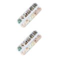 thumbnail image 1 of Thinsony Natural Conch Chip Nail Sticker Set High Brightness Nail Decals Kit Manicure Beauty Supplies 1 2Set, 1 of 6
