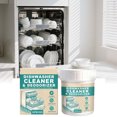 thumbnail image 4 of 12-Count Dishwasher Cleaning & Deodorizing Tablets - Removes Grease, Limescale & Odors - Fresh Scent, Safe For Machine, Monthly Maintenance Pack, 4 of 9