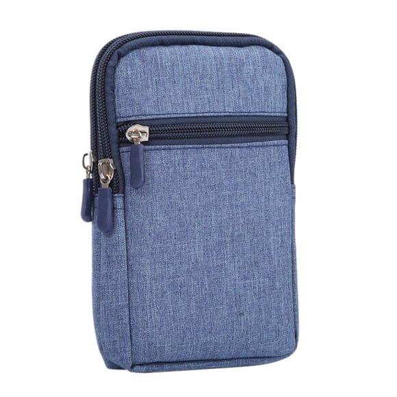 xinxixnxx Sac Banane Universel et Pratique en Polyester 1/2/3/5 pour Aventures en Plein Air Étui de Téléphone Mobile Polyvalent Bleu 1 Pce