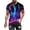 Multicolour, variant on Birdeem Shirts for Men Fashion Men Comfortable Printing Short Sleeve Round-Neck Blouses Shirts