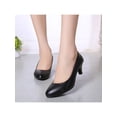 thumbnail image 3 of UKAP Escarpins à Talons Hauts pour Femmes à Bout Pointu, Chaussures à Enfiler, Escarpins pour Fête, Robe, Noir 8, 3 of 3