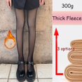 thumbnail image 2 of Bas Résille Noirs en Double Tissu pour Femmes Extensibles Confortables Collants à la Mode Taille Unique, 2 of 7