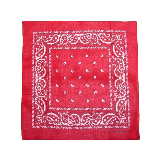 CTM® Bandanas Polyvalents en Coton à Motif Cachemire (Lot de 5 de la Même Couleur)
