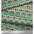thumbnail image 3 of Soimoi Georgette Viscose Fabric Aztec Southwestern Printed Craft Fabric by The Yard 42 Inch Wide, 3 of 3