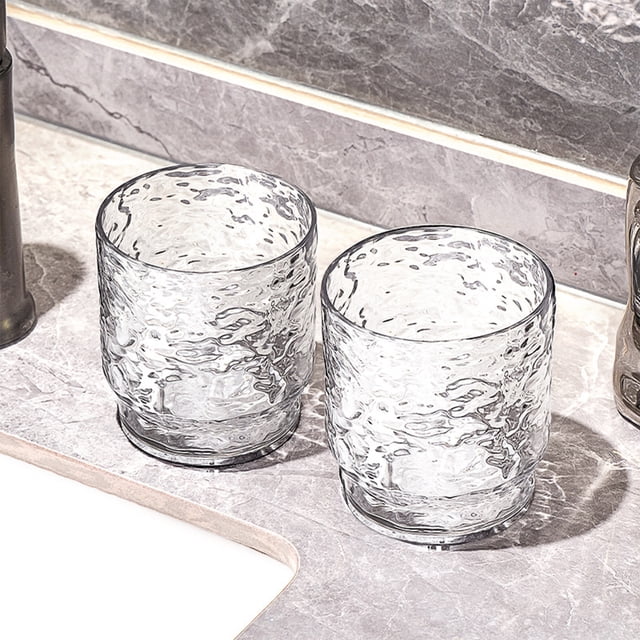 Gobelet de Rince-Bouche Adapté pour Salle de Bain, Toilettes, Maison, Voyage