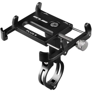 Support de Téléphone pour Bicyclette et Moto, Support de Téléphone de Vélo en Alliage d'Aluminium avec Rotation à 360° pour iPhone 11 12 Pro Max Mini X XR TP 8 Plus, Samsung S20 S10/S6/Note20/10/9/8 Support GPS 4-7 Pouces (Noir)