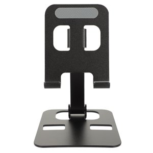 UPOUART Collapsible Black Phone Holder Desktop Stand for Stable Smartphone Support