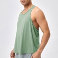 thumbnail image 4 of Styesk Tank Tops Men Men's Solid Color Fashionable Leisure Fitness Sports Tank, 4 of 5