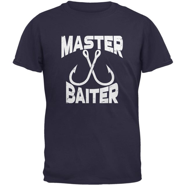 Master Baiter T-Shirt pour Adulte Bleu Marine