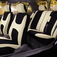 thumbnail image 3 of FH Group Car Seat Covers Full Set with Trimmable Vinyl Floor Mats, Flat Cloth, 3 of 7