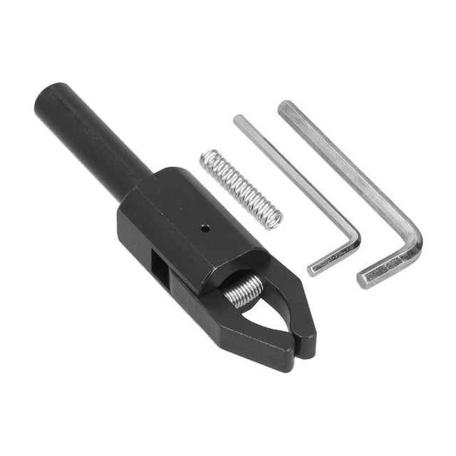 Tirette Automatique de Tour CNC Haute Performance avec Conception à Ressort Télescopique, Poignée de 63 mm, Acier Allié Nickel Chrome, Dureté des Griffes HRC46-50, Plage de Serrage de 2,0 à 48,0 mm, Comprend des Clés Hexagonales et un Ressort
